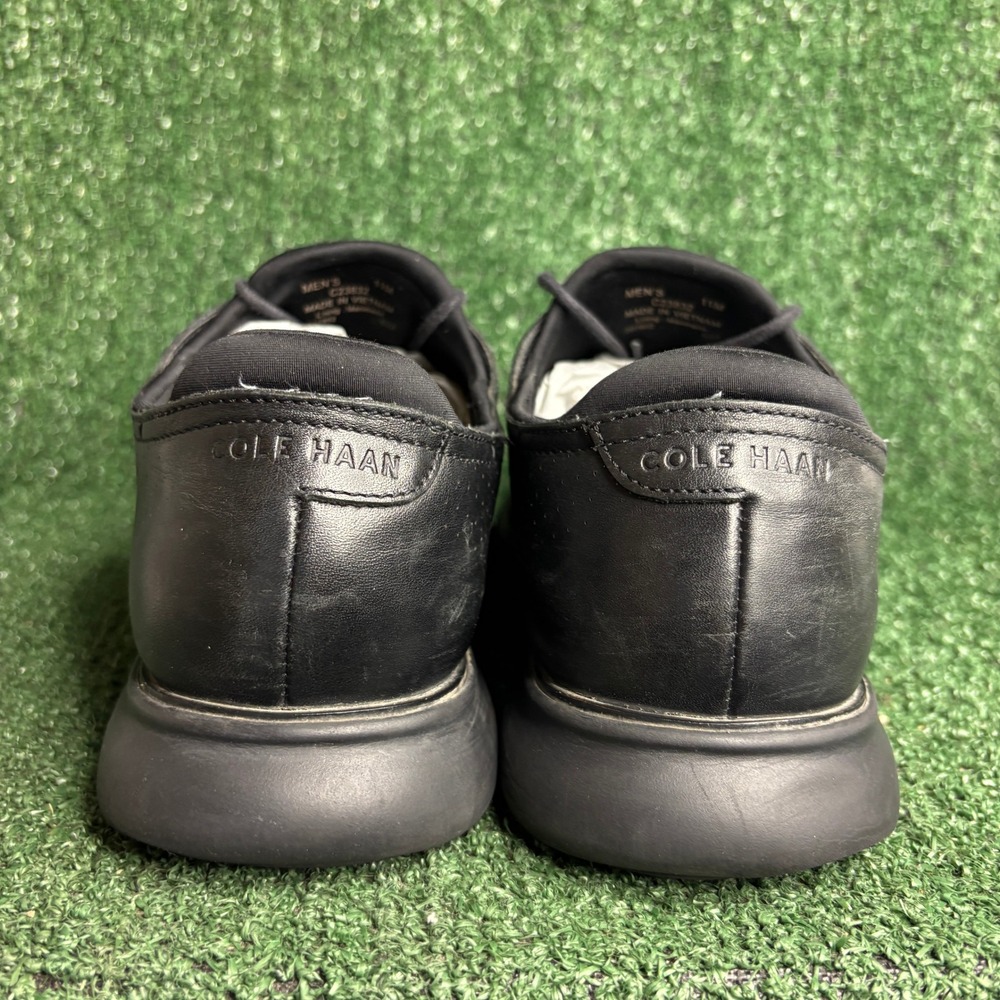Cole Haan Zerogrand Laser Wingtip Oxford Leather Comfort Dress Shoe Black Men 11 - Picture 4 of 9